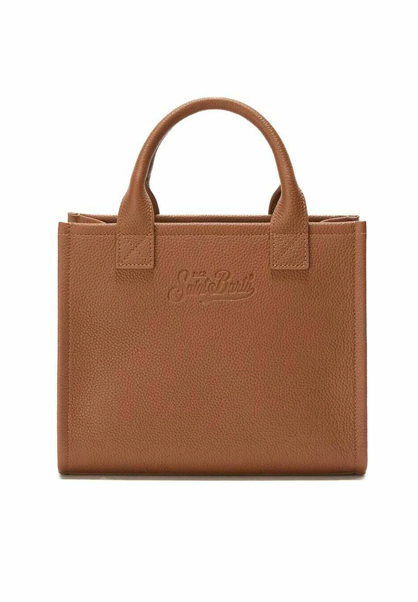 Orange Vanity Bag Midi With Structured Design