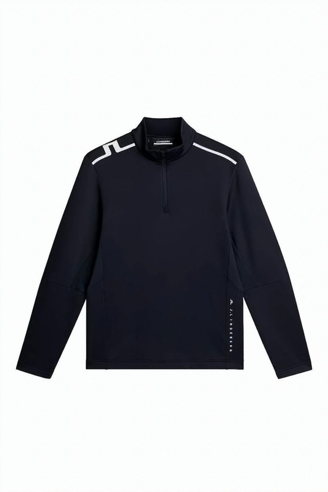 Half-Zip Black Turtleneck