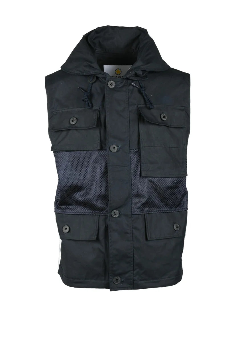 Star Point Black Gilet Man
