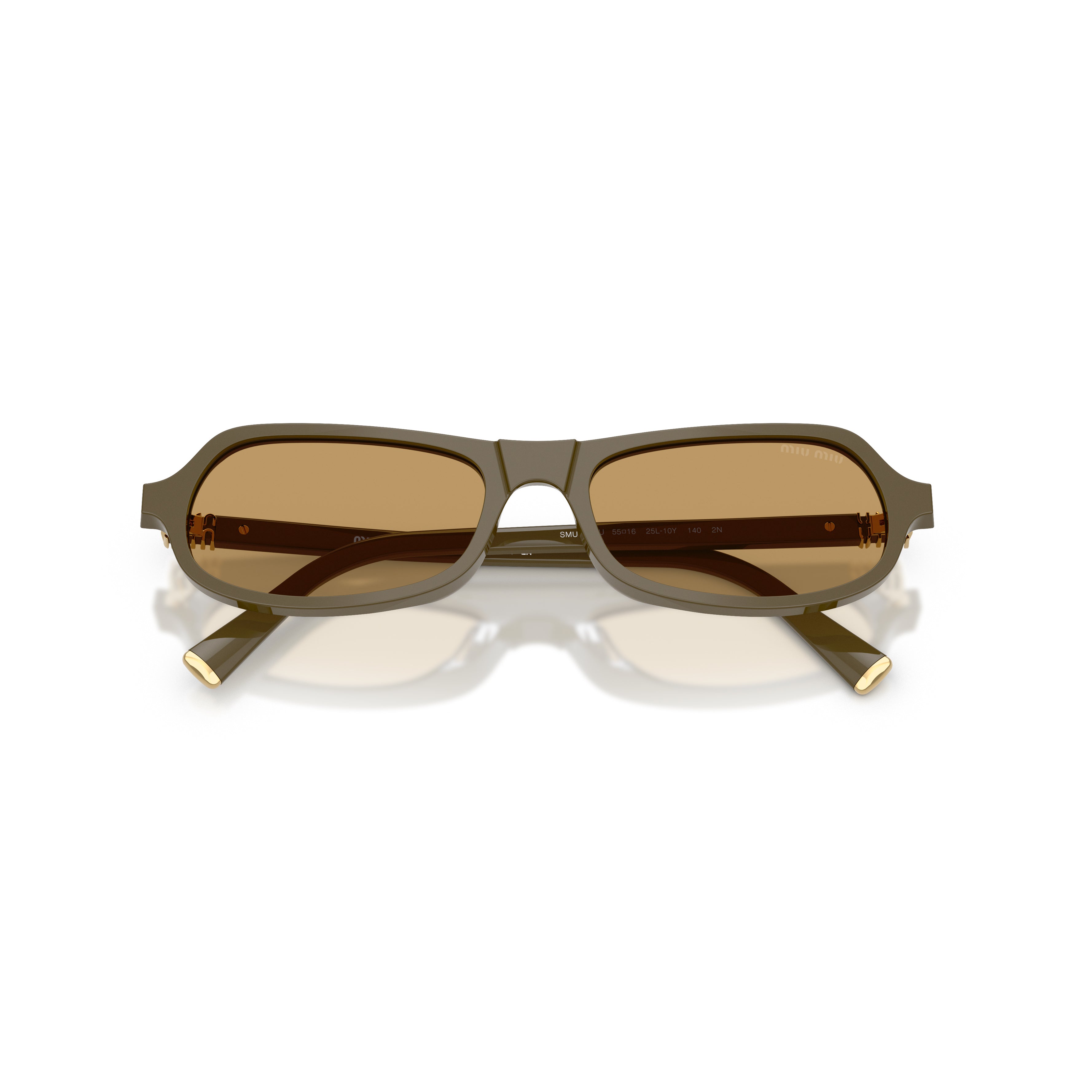0mu B10su Muted Olive Acetate Sunglasses