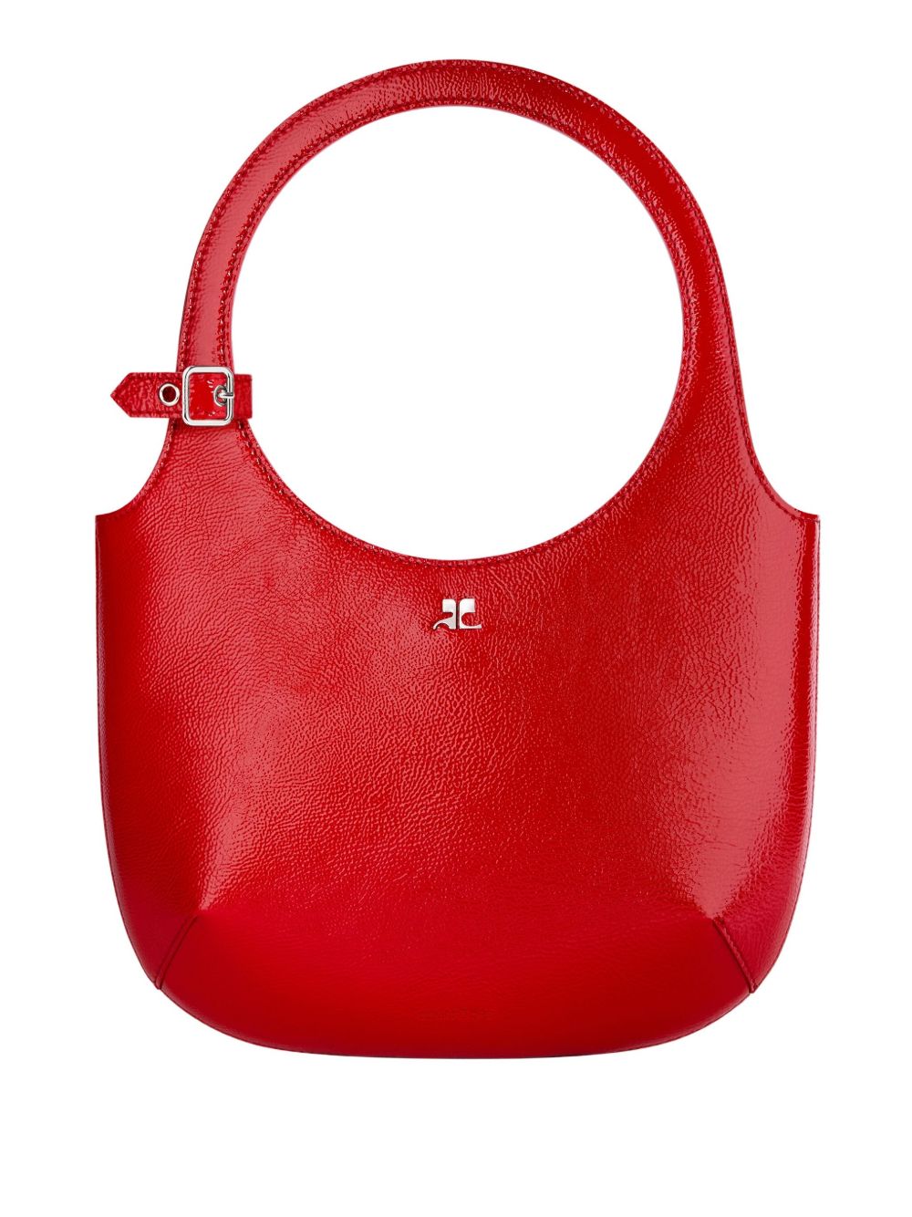 Red  Top Grain Bovine Leather Bag