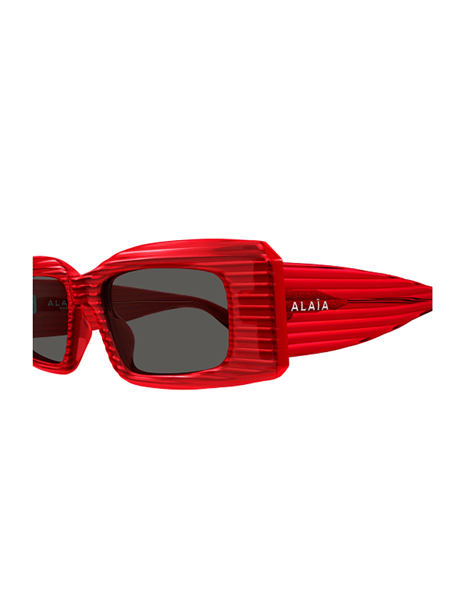 Bold Textured Red Sunglasses