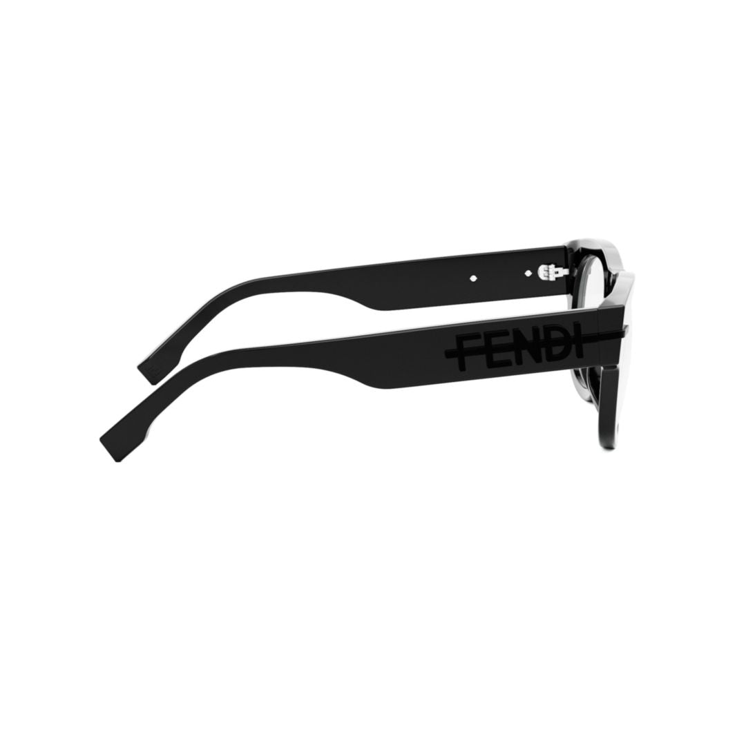 Fe50078i Bold Rectangular Acetate Sunglasses