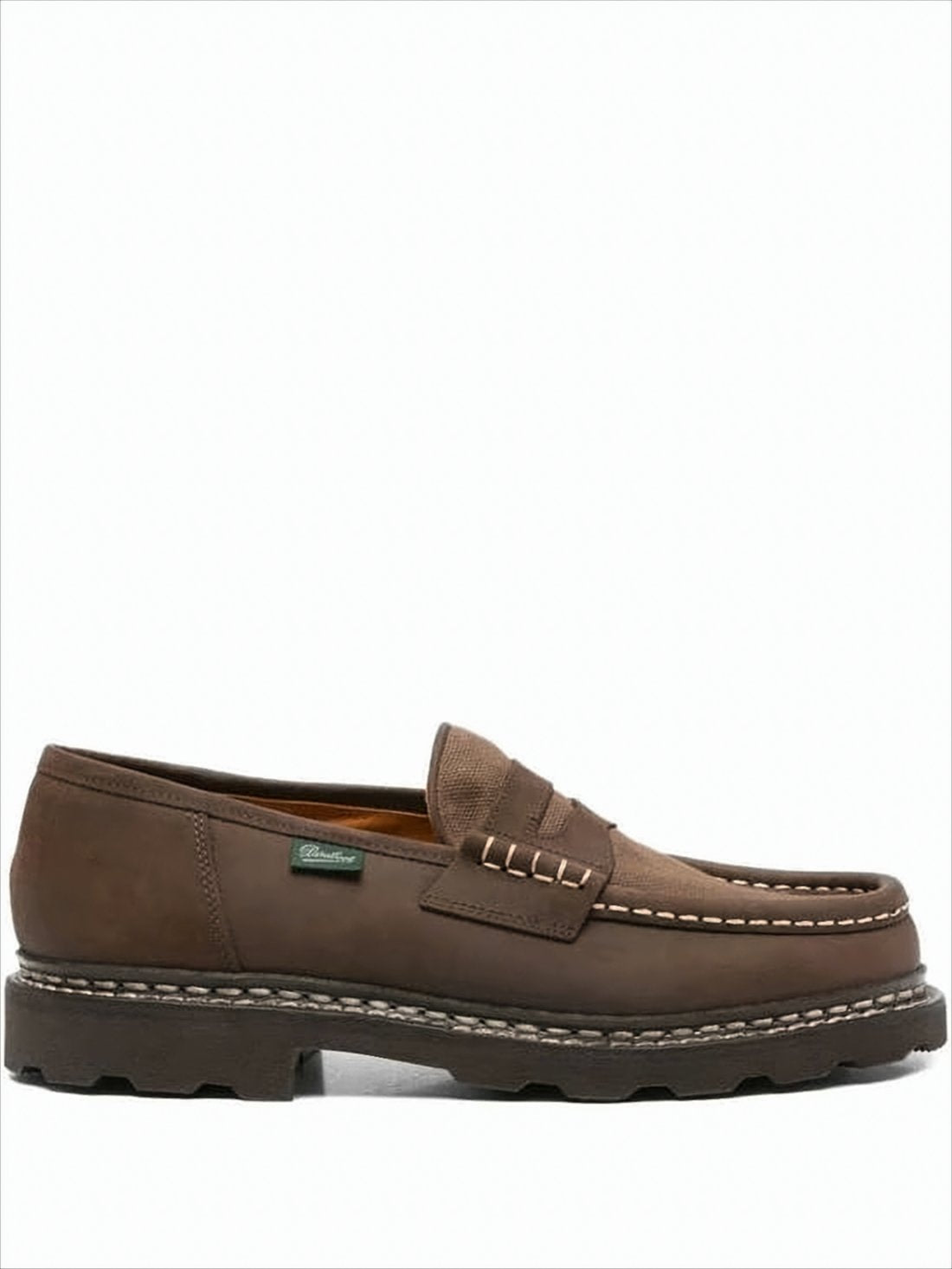 Brown Leather Penny Loafers