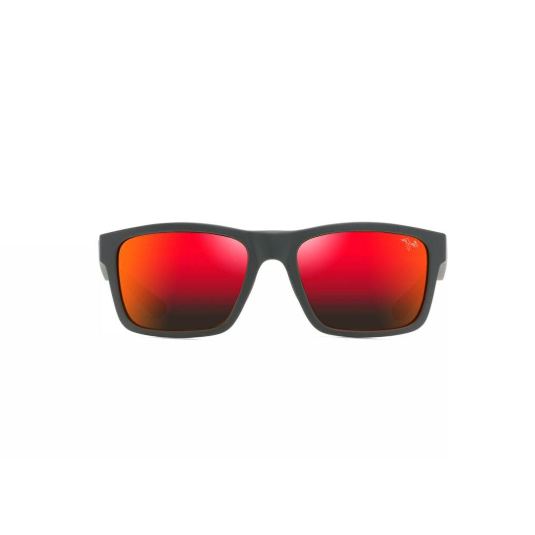 The Flats Rectangular Sunglasses with Matte Black Frame