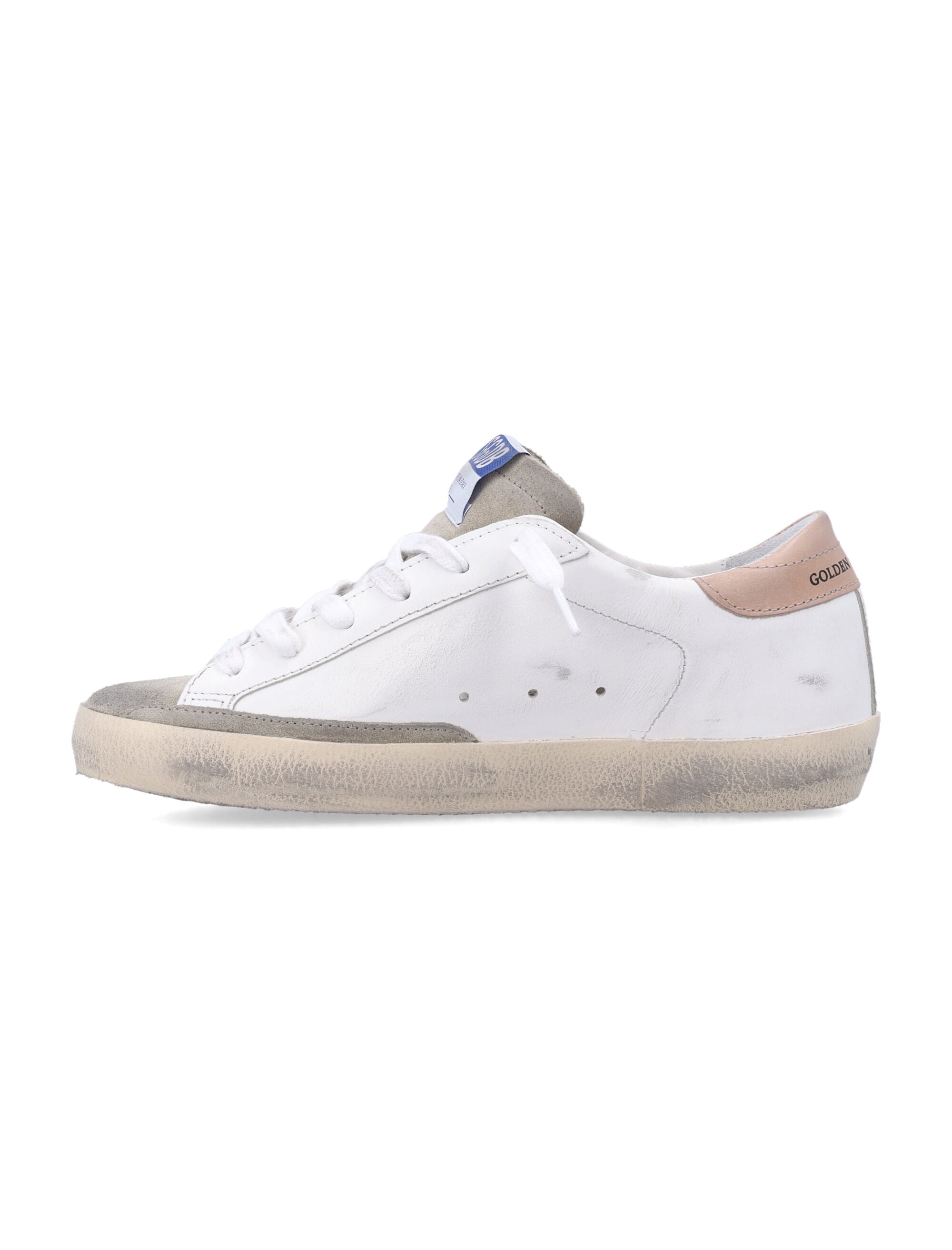 Vintage Lace-Up Sneakers with Glitter Star Patch