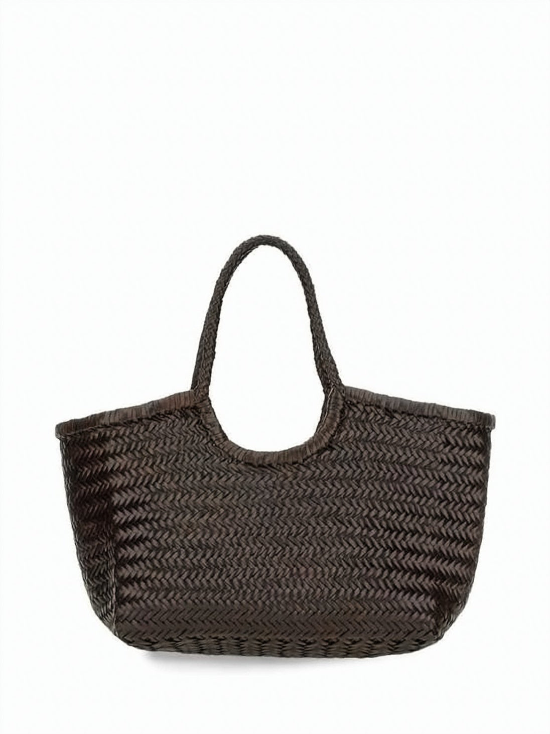 Woven Calf Leather Shoulder Bag