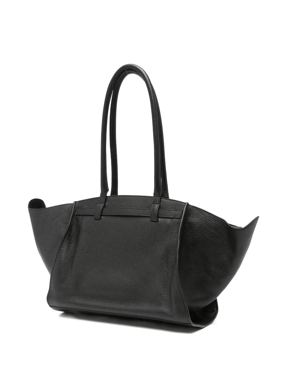 Structured Handbag With Detachable Shoulder Strap And Minimalist Design
