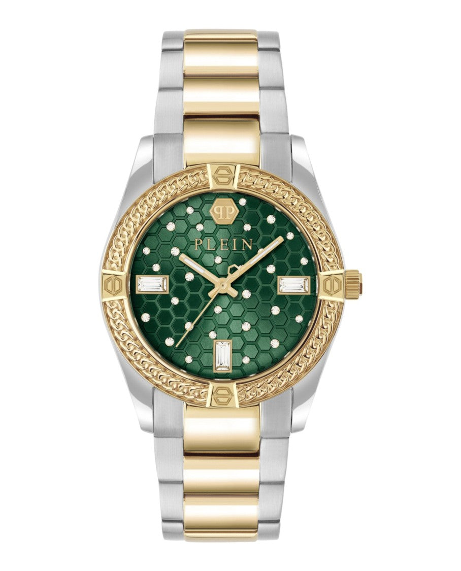 Plein Icon Chain Crystal Watch
