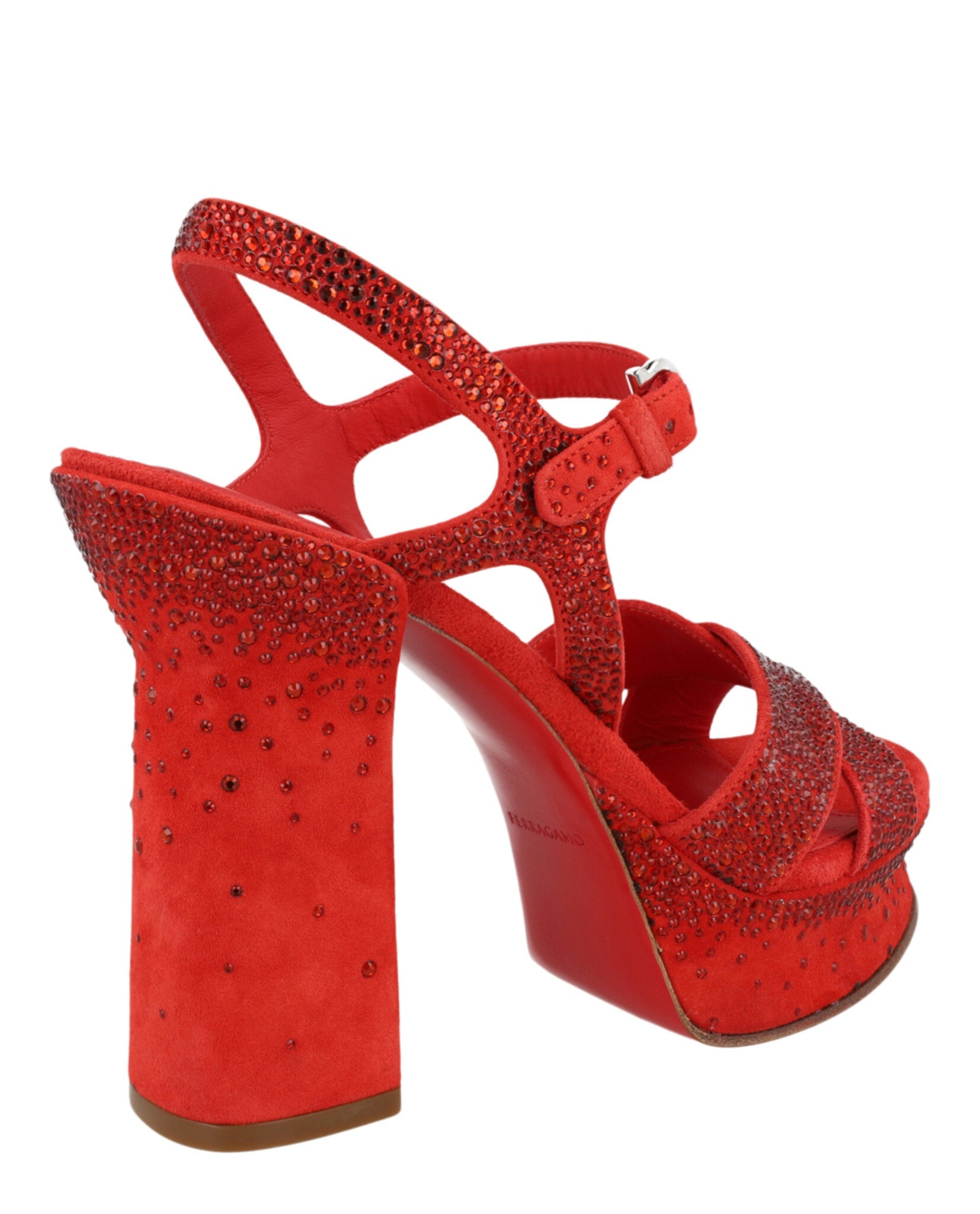 Sonya Suede Platform Sandals