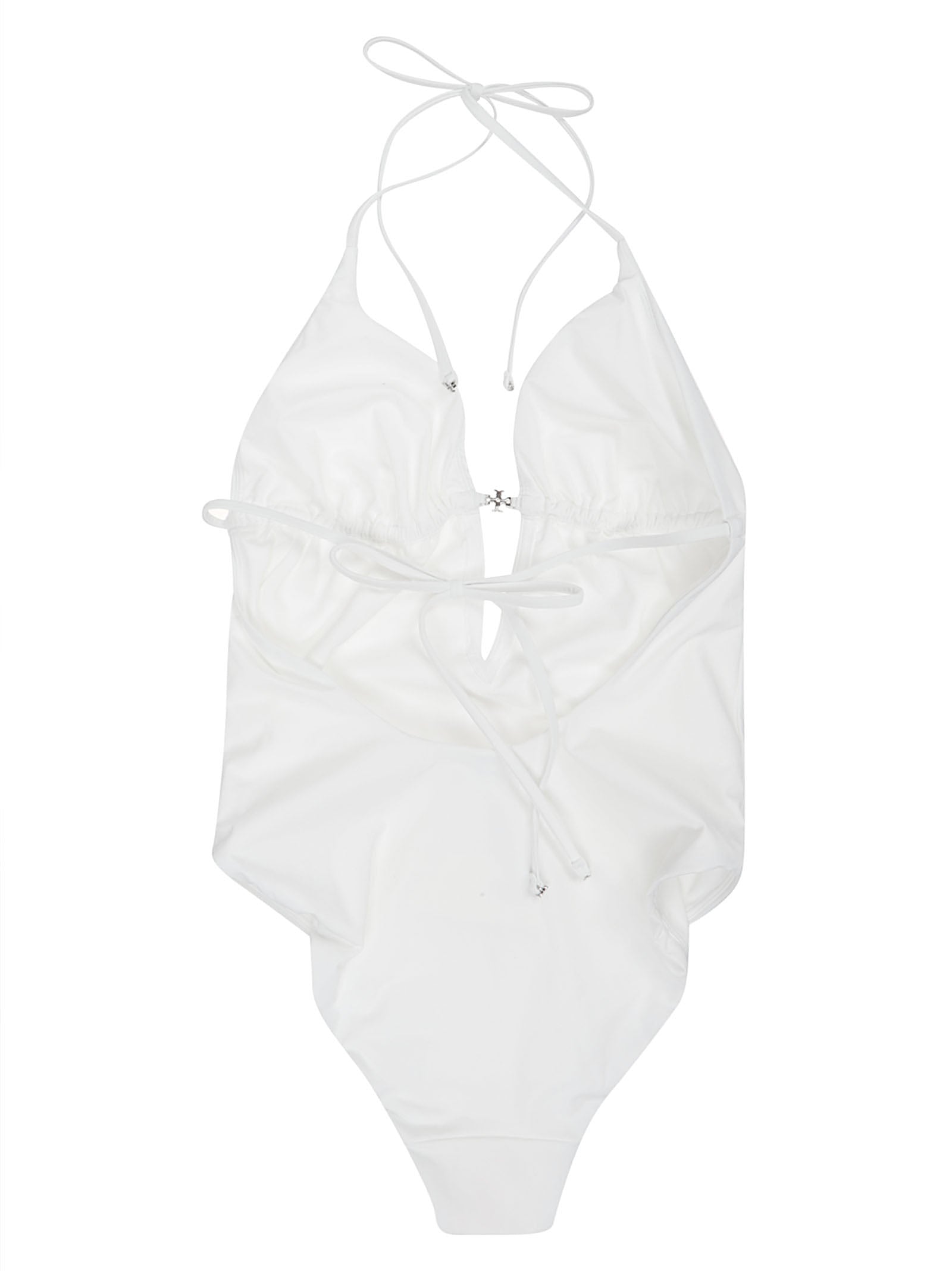 One-Piece Swimsuit With Knot Closure