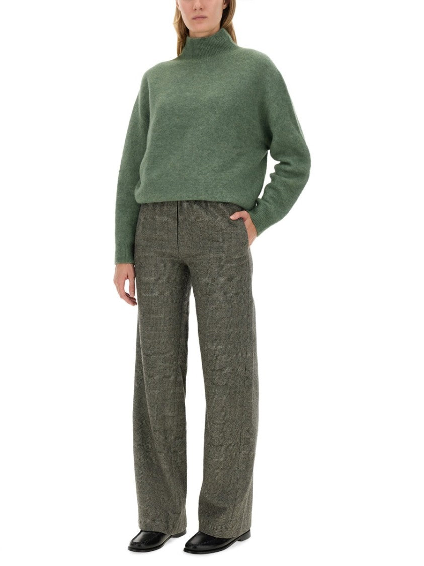 Relaxed-Fit Turtleneck Sweater With Dropped Shoulders