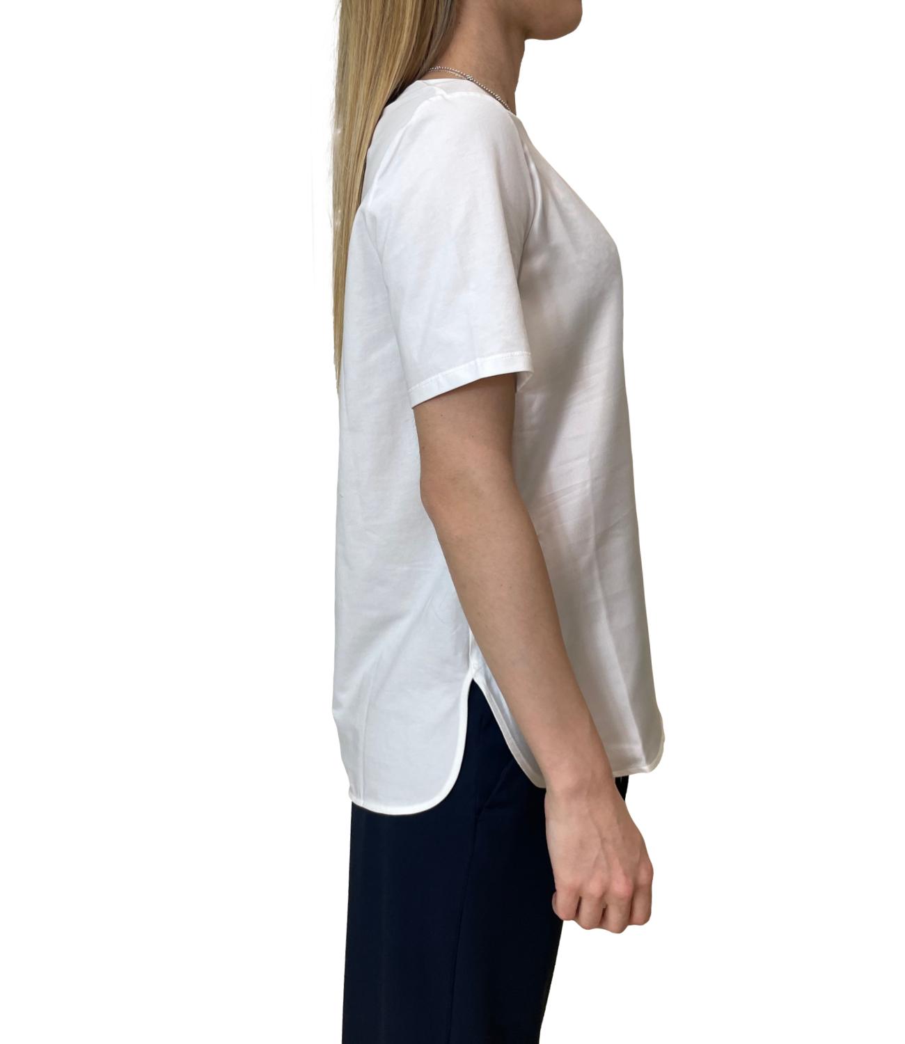 White Mmlotre Cotton Knit Top