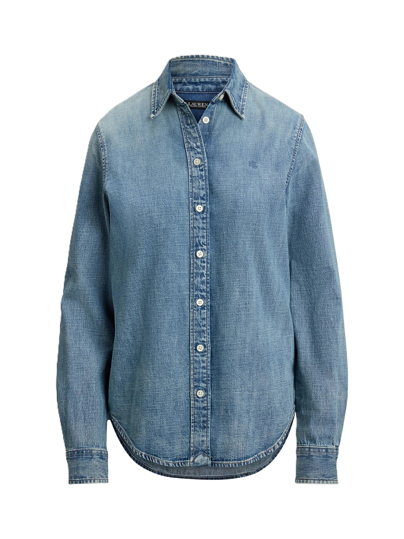 Navy Blue Jamelko Denim Button Shirt
