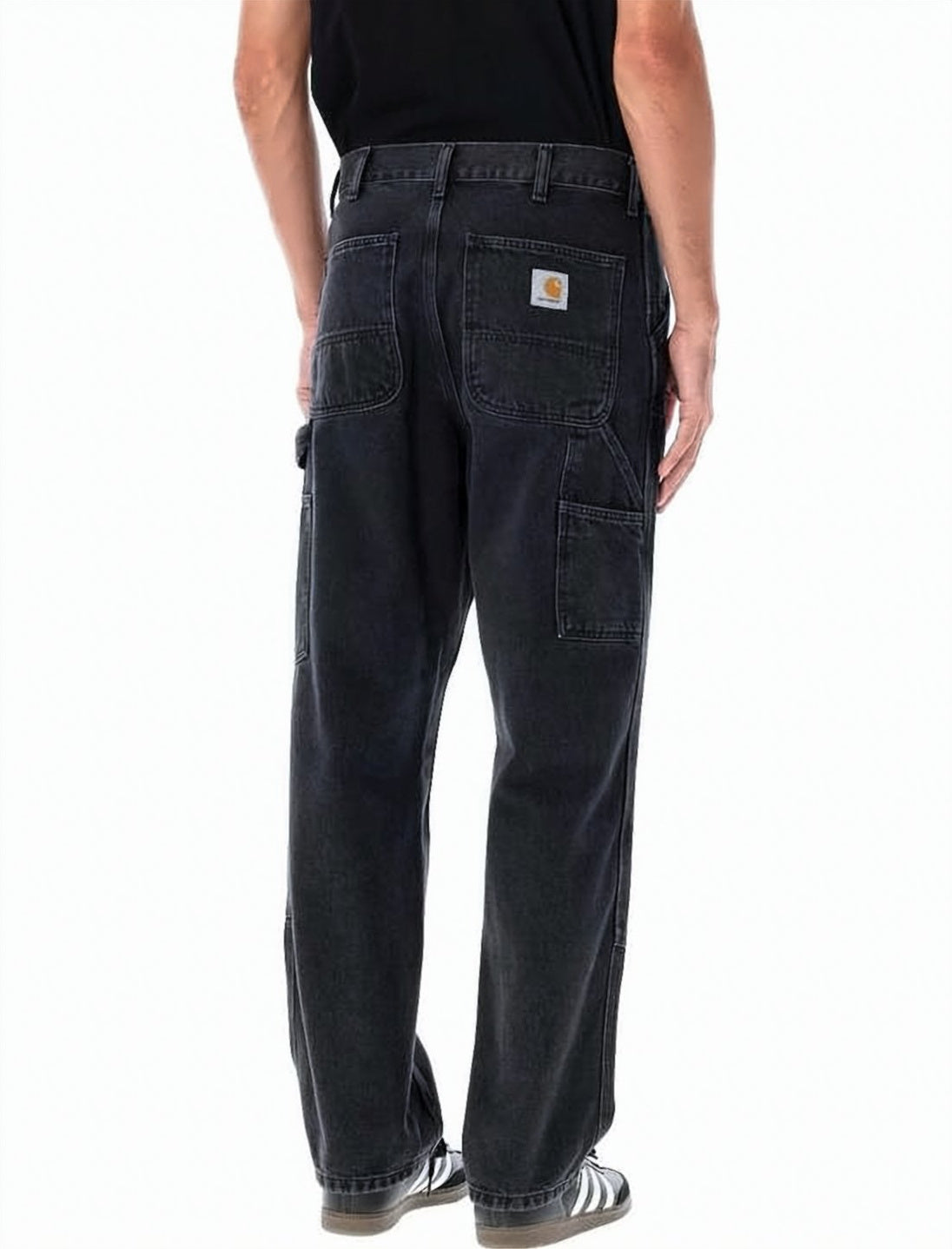 Black Smith Denim Double Knee Pants