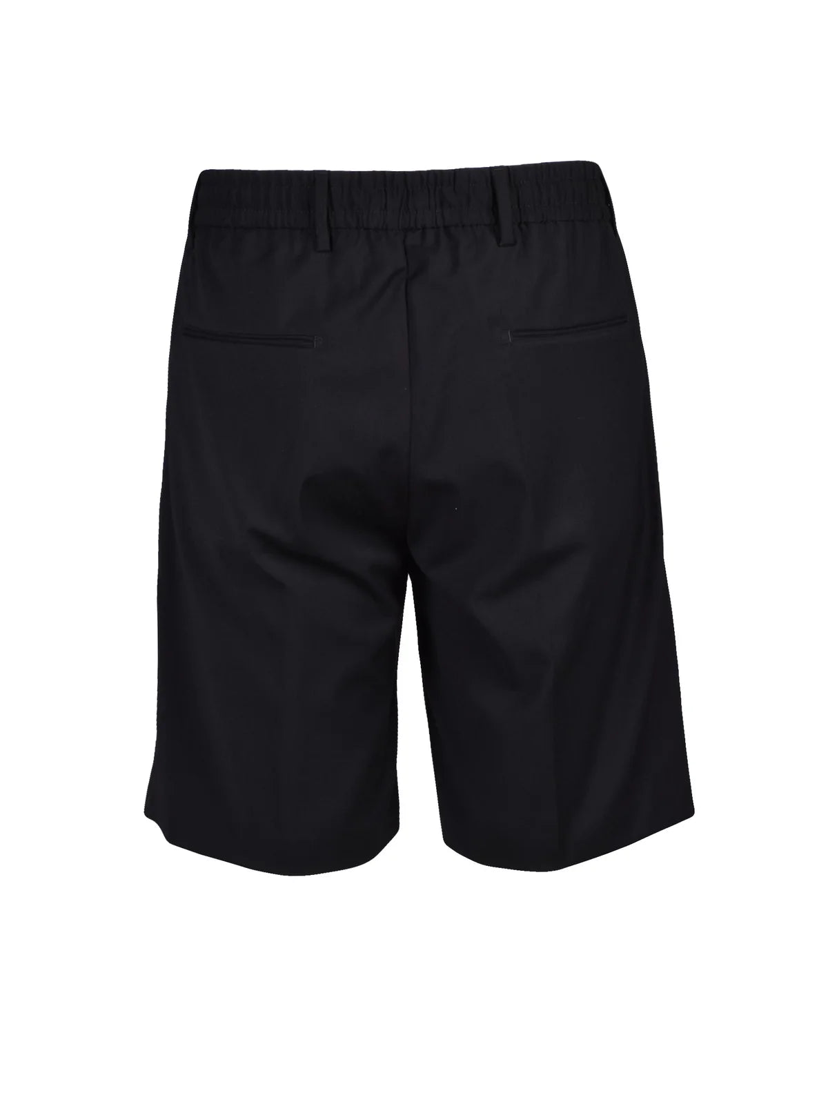 Black Polyamide Elastane Shorts