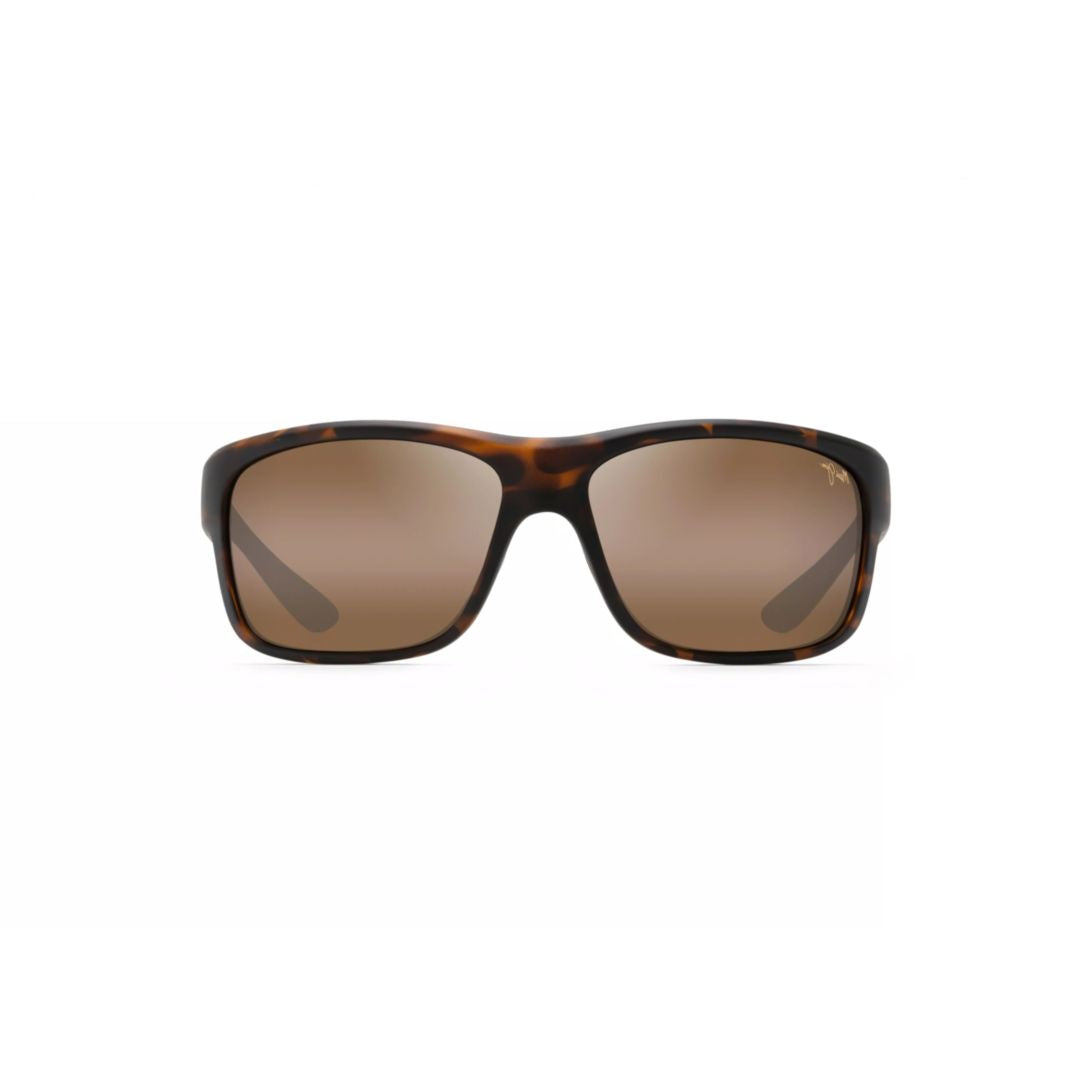 Southern Cross Rectangular Tortoiseshell Sunglasses with Brown-Tinted Lenses