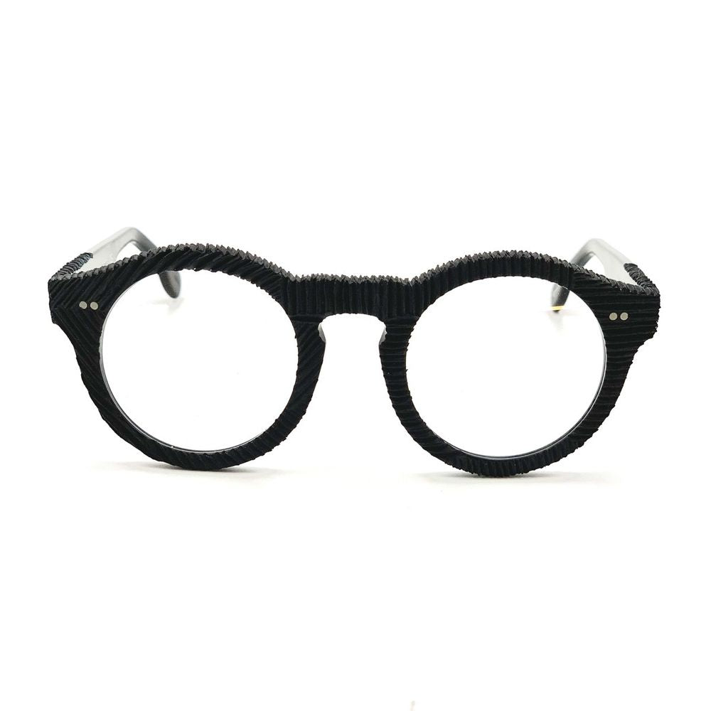 T015 Igor Textured Round Frame Sunglasses