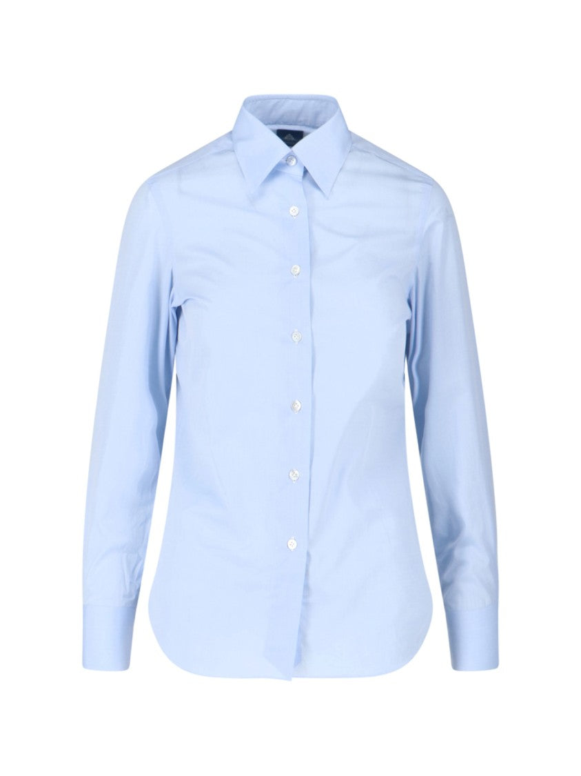 Classic Cotton Shirt – Light Blue