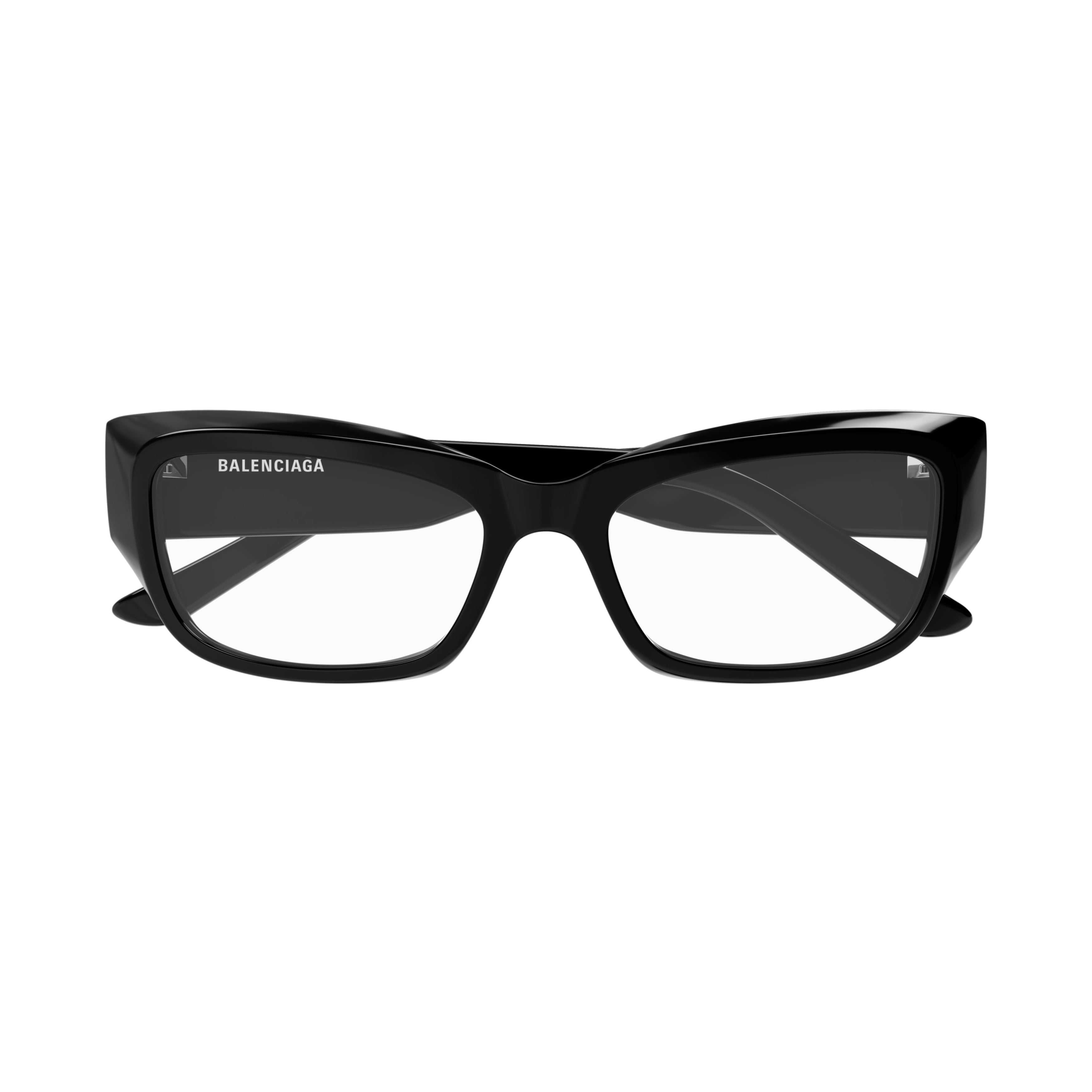 Bb0399o Rectangular Black Acetate Sunglasses
