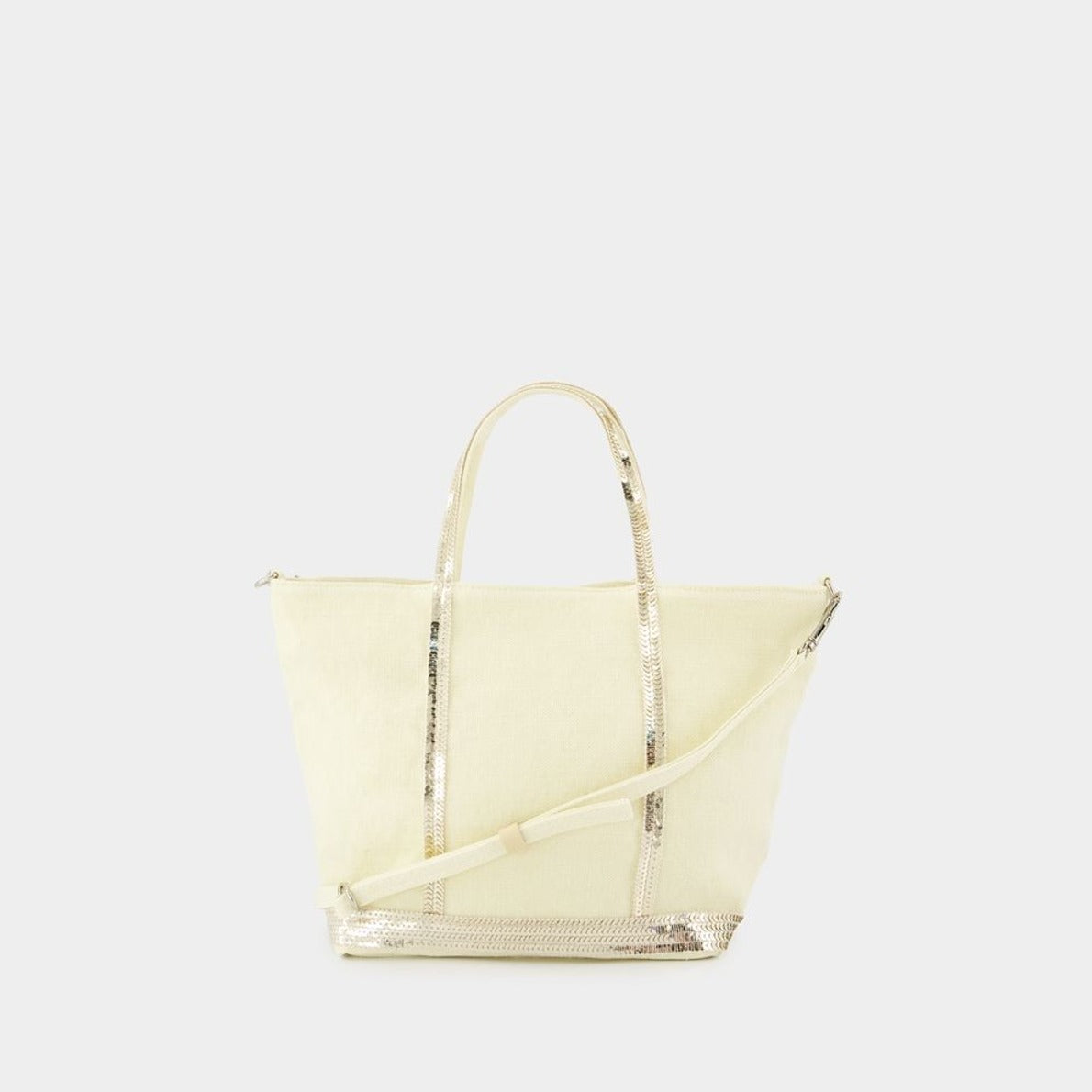 Cabas S Shopper Bag - Linen - Yellow