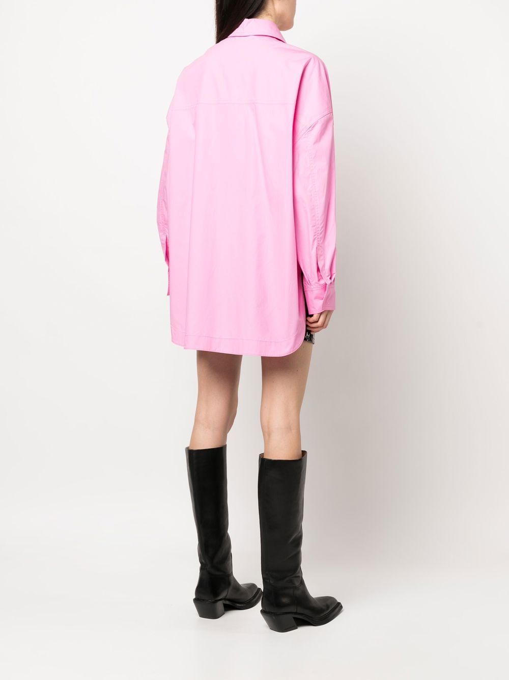 Bubblegum Pink Cotton Overshirt
