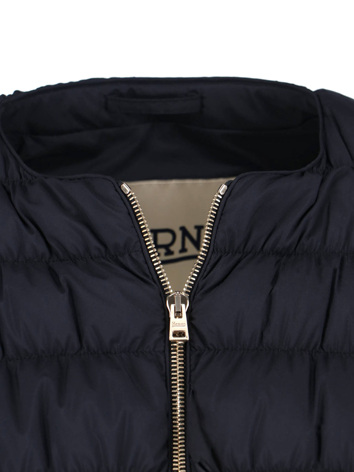 Tailored Black Jacket With High Collar And Smooth Texture