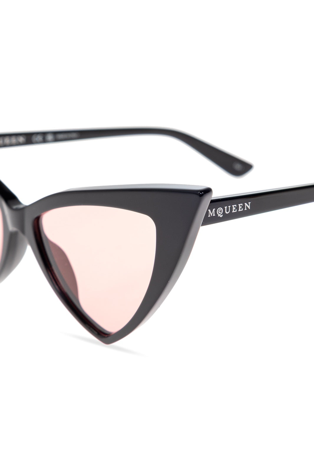 Cat-Eye Sunglasses with Bold Angular Design