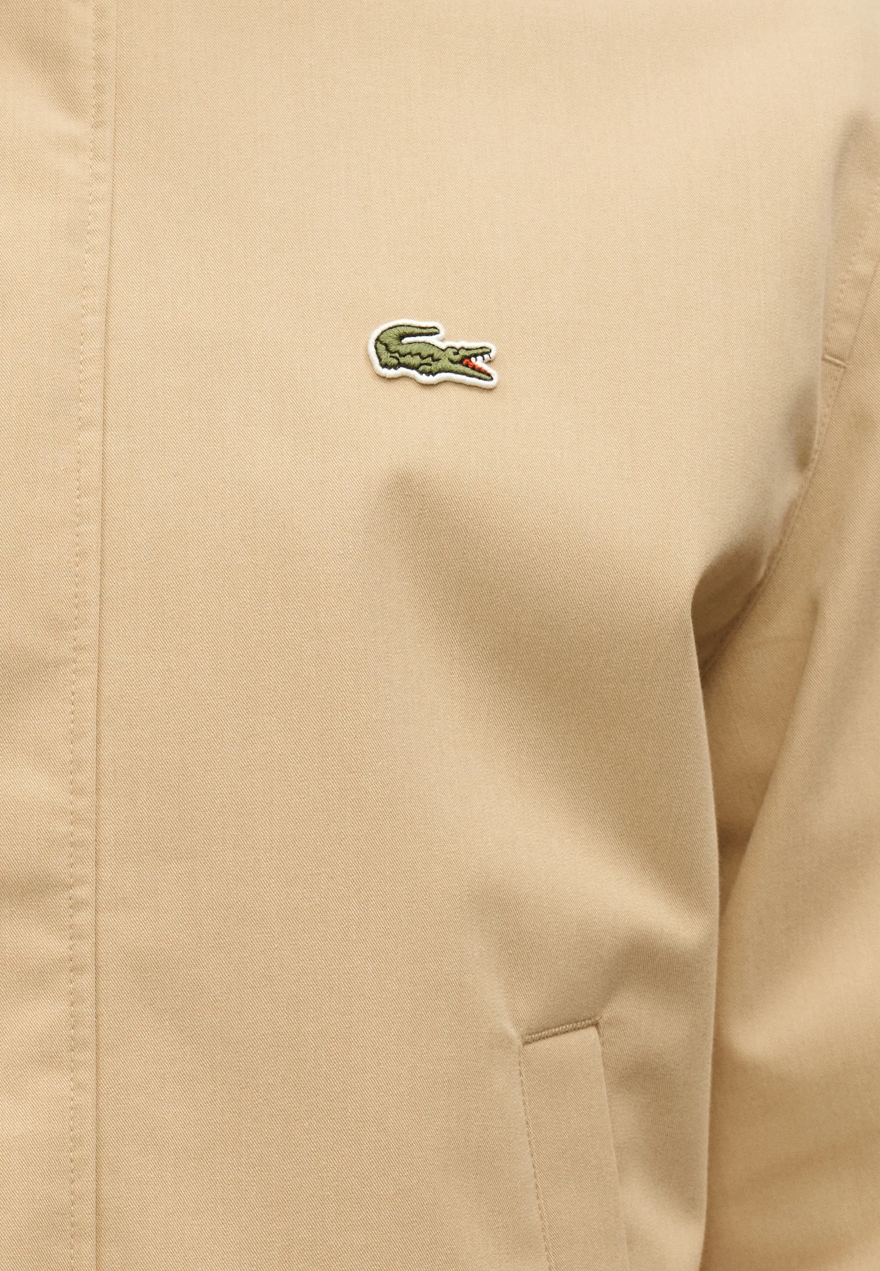 Beige Harrington Twill Waterproof Jacket