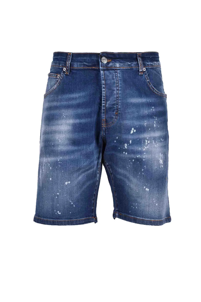 Denim Bermuda Shorts - Blue