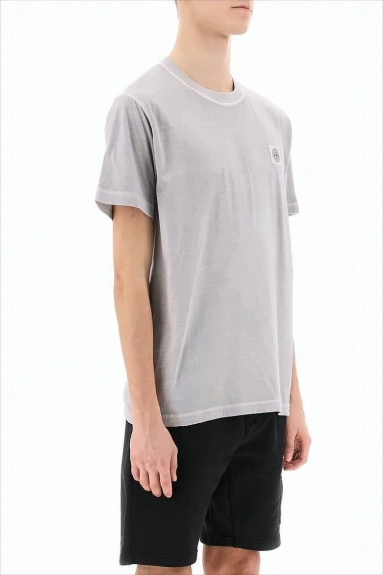 Heathered Grey Crew Neck T-Shirt