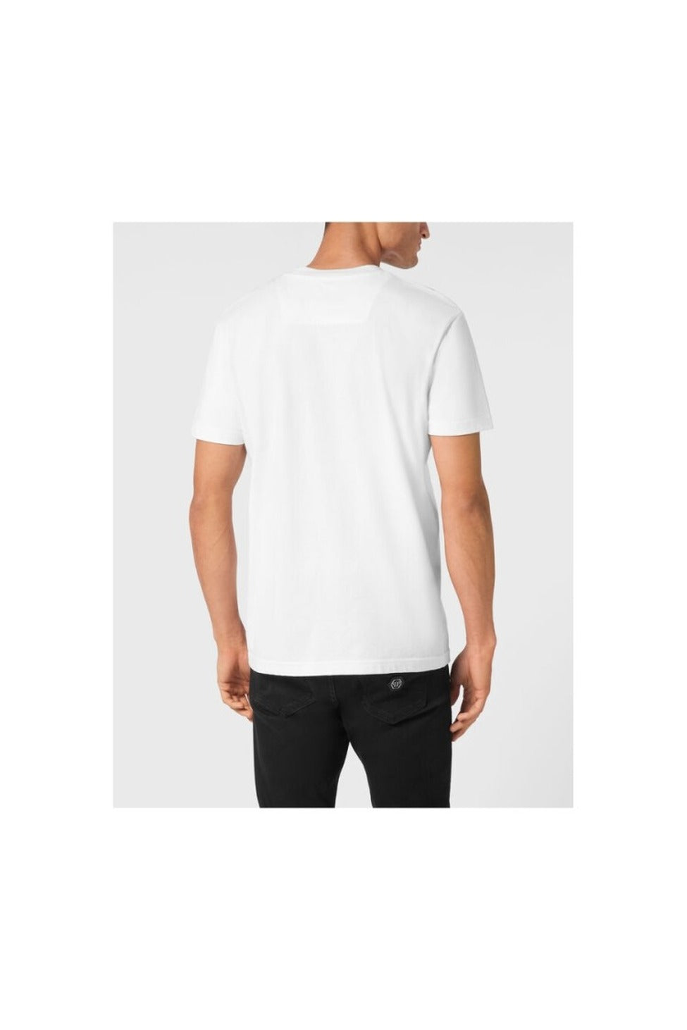 Embroidered White Cotton T-Shirt