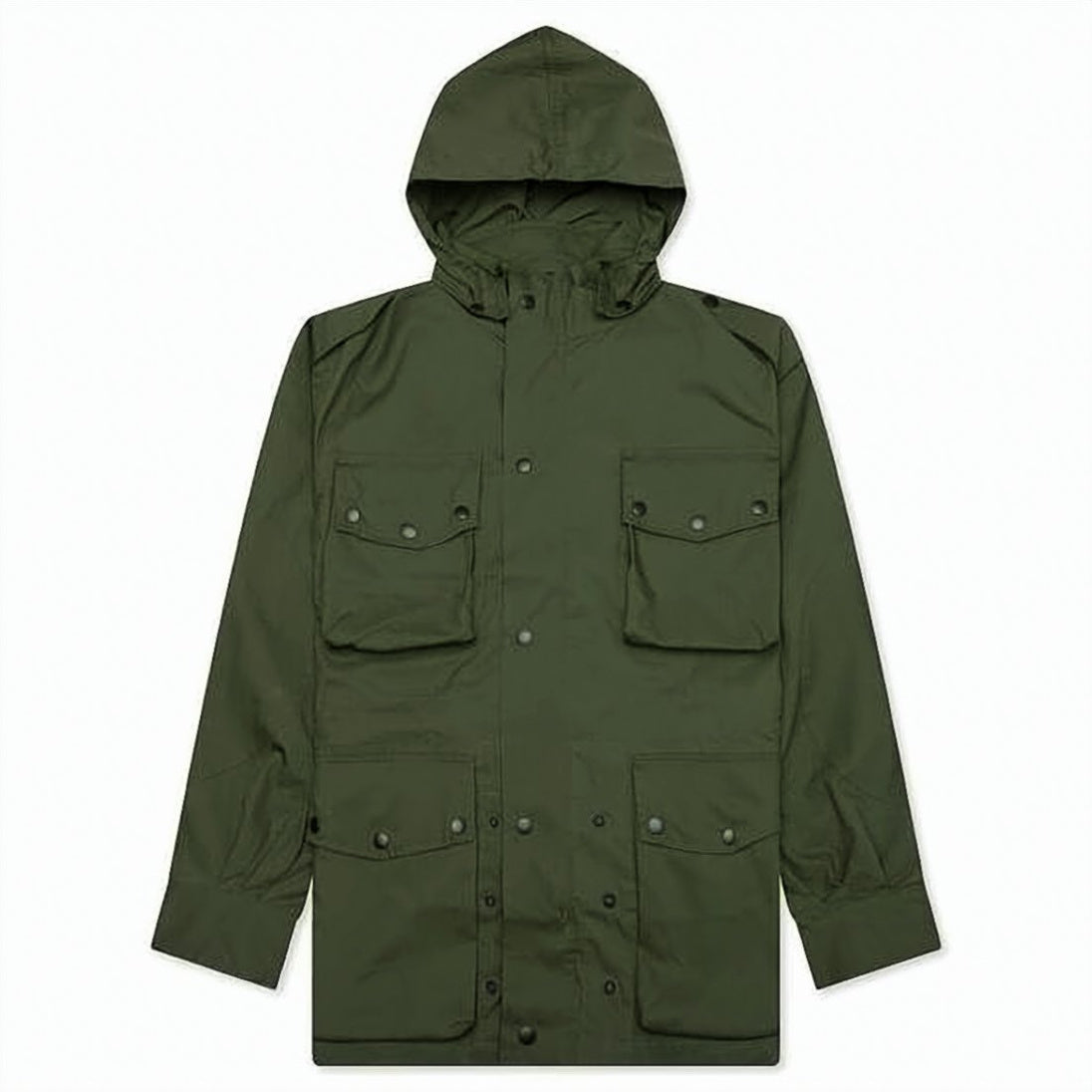Utility-Designed Jacket with Front Flap Pockets
