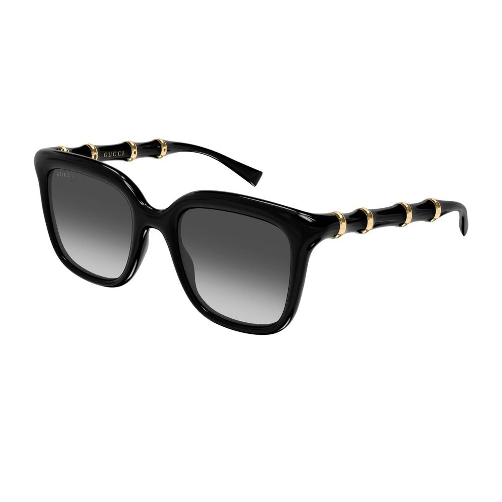 Bold Butterfly-Frame Sunglasses with Bamboo Motif GG2058S Linea Sign