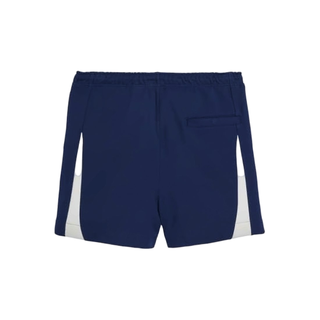 Knee-Length Sporty Shorts with Contrasting Side Panels