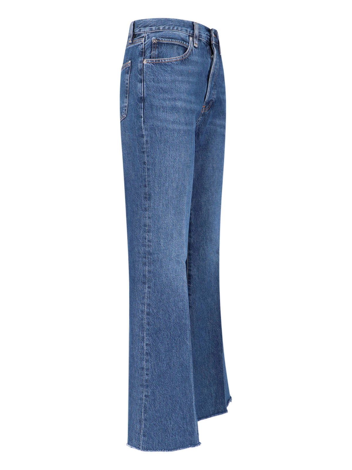 Straight-Leg Jeans with Mid-Rise Waist and Timeless Silhouette