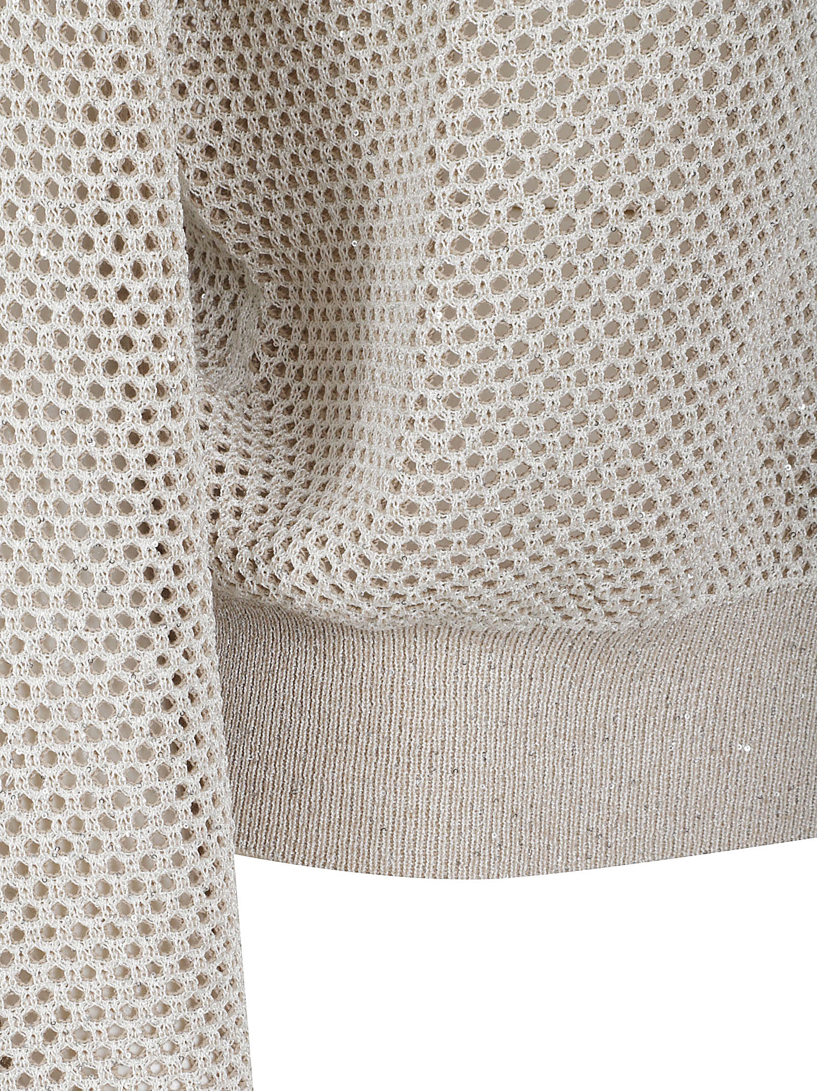 Lightweight Open-Knit Mesh Jacket with Fitted Silhouette