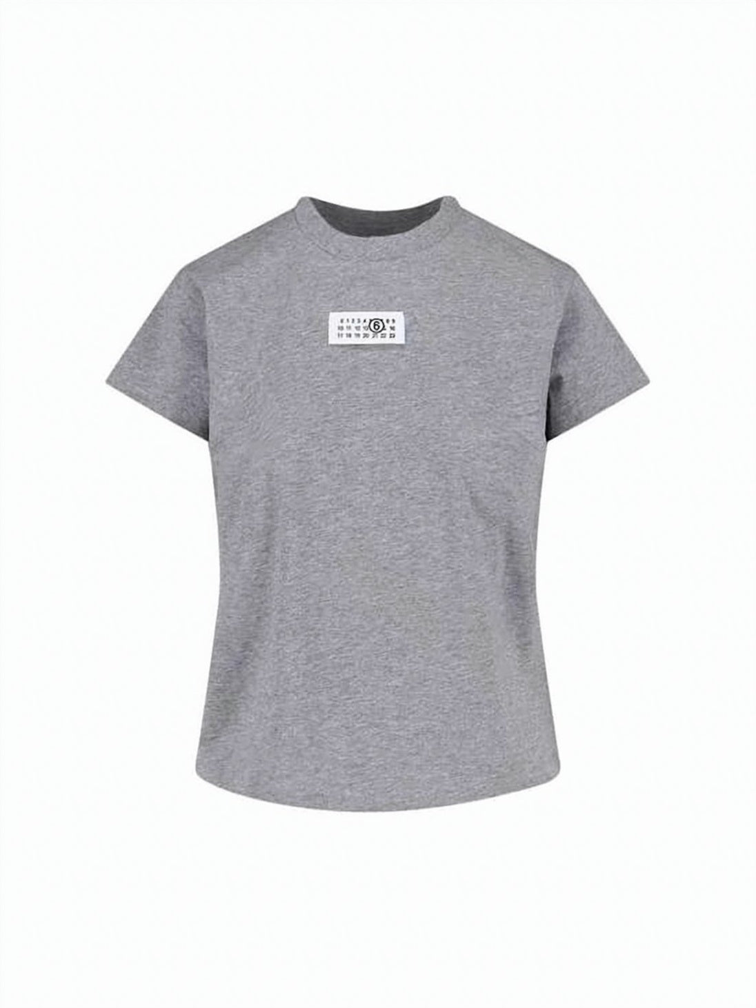 Heather Grey Cotton Jersey T-Shirt