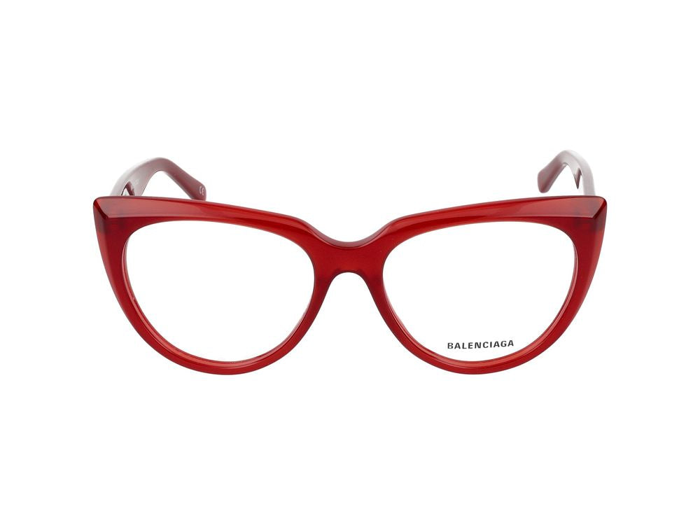 Eyeglasses BB0218O 004 red red transparent 53/17/140