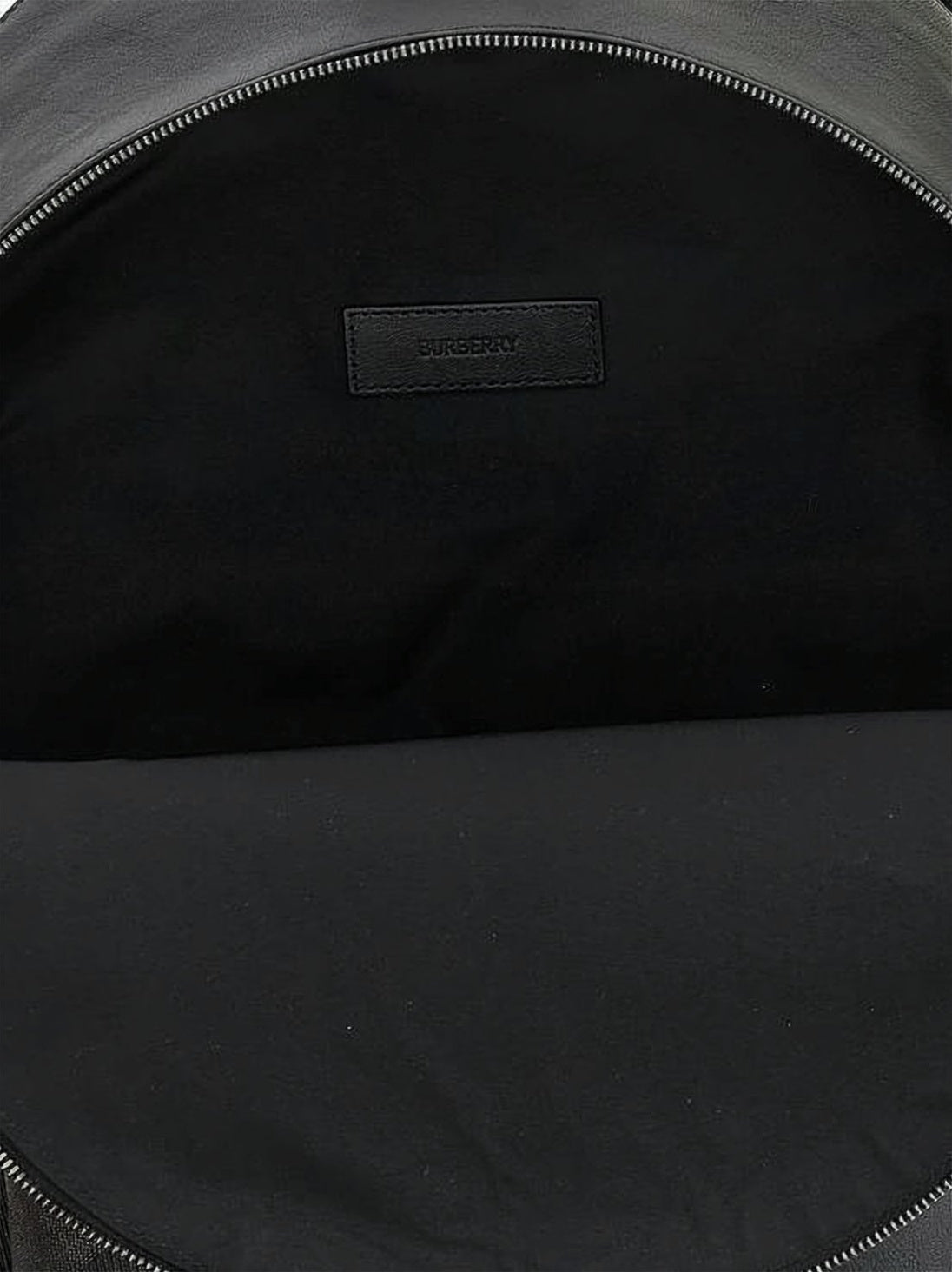 Minimalist Black Backpack with Calf Leather Accents