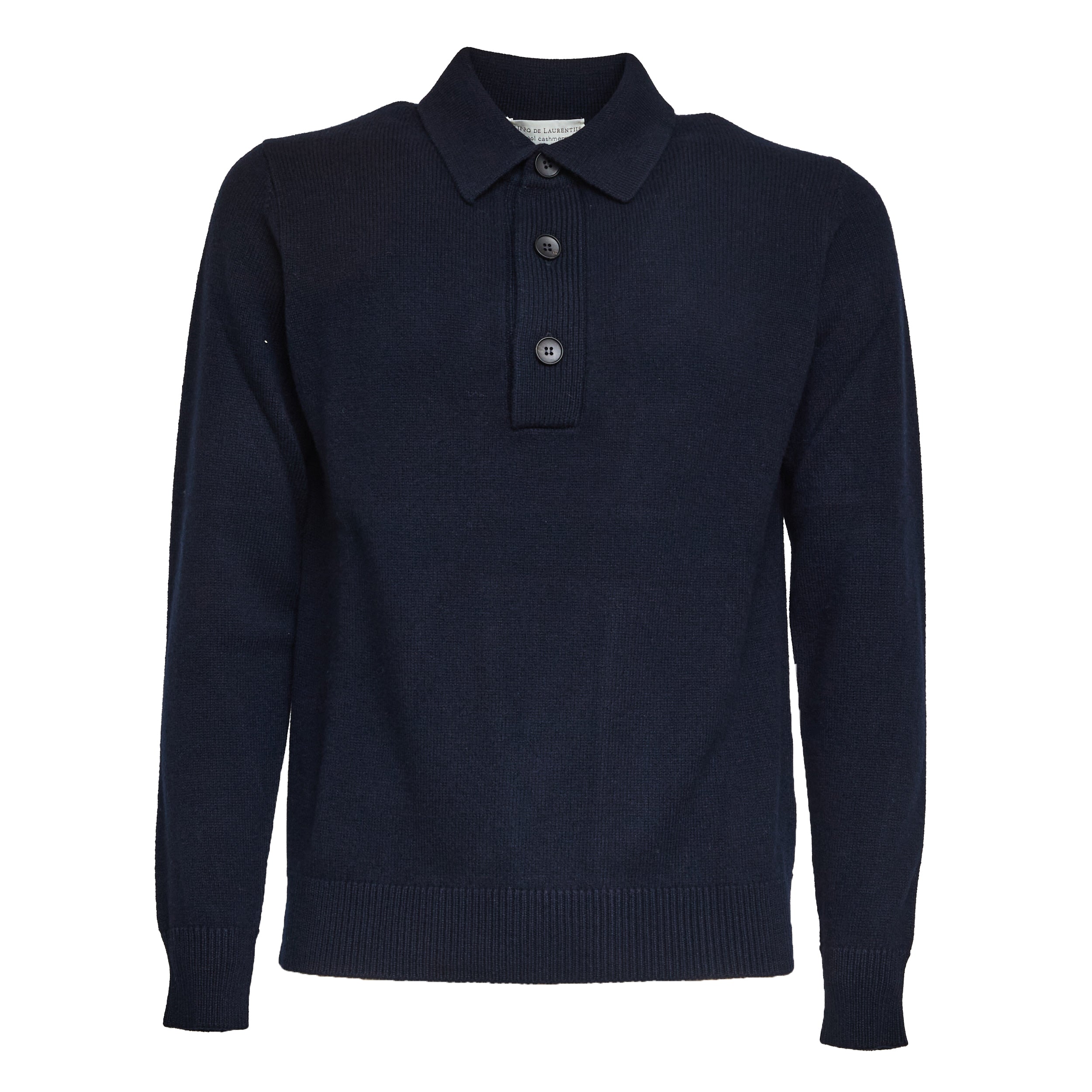 L/S Wool And Cashmere Polo Shirt