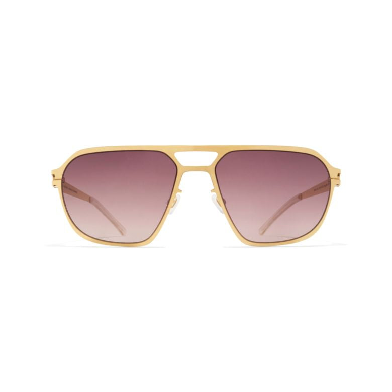 Sinclair Geometric Gold Sunglasses