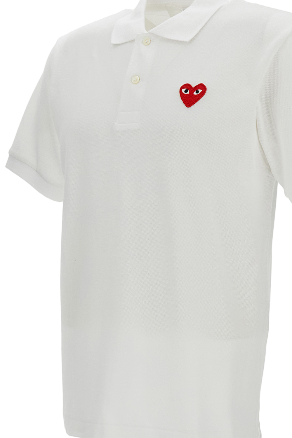 White Cotton Polo Shirt
