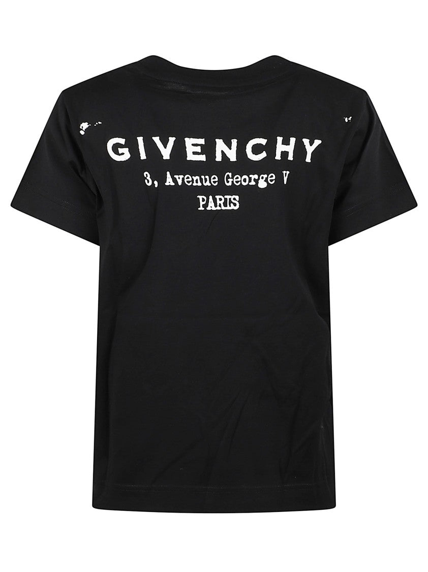 Logo-Embellished Black Cotton T-Shirt