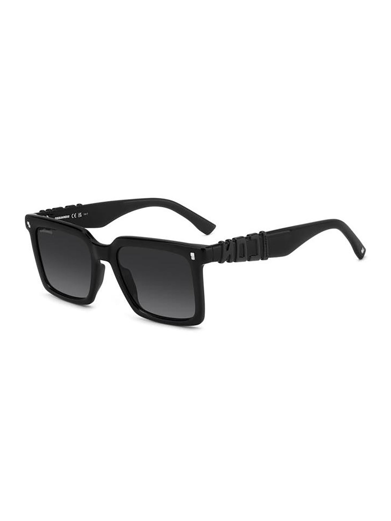 Bold Square Frame Sunglasses With Tinted Lenses