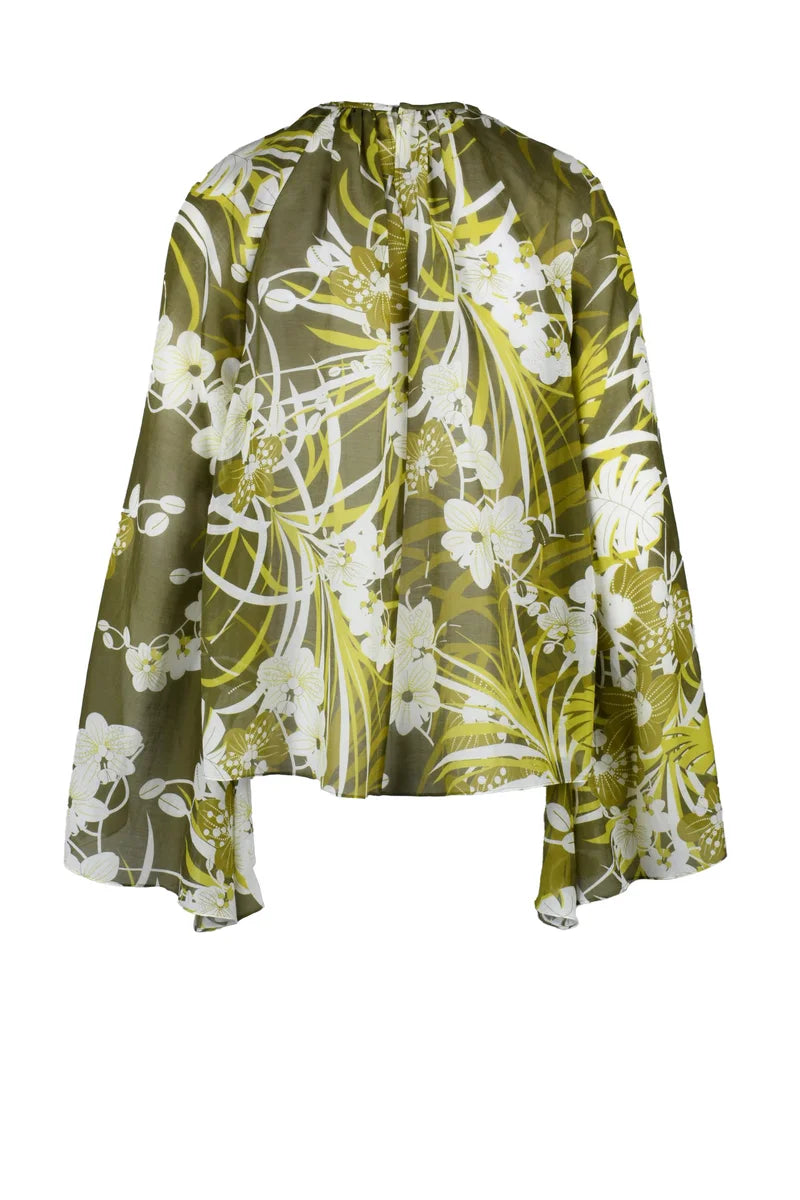 Caprara Brushed Blouse - Green