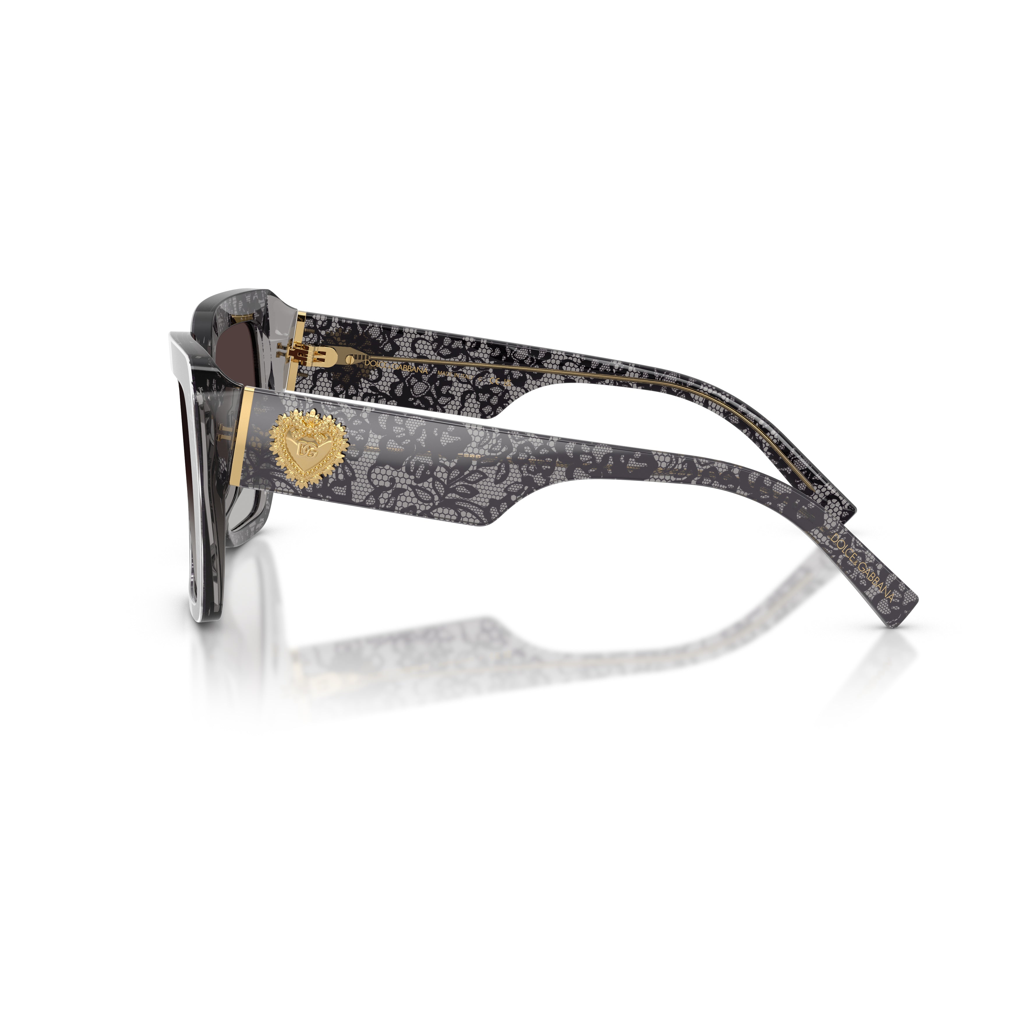 Oversized Square Frame Sunglasses With Gradient Lenses