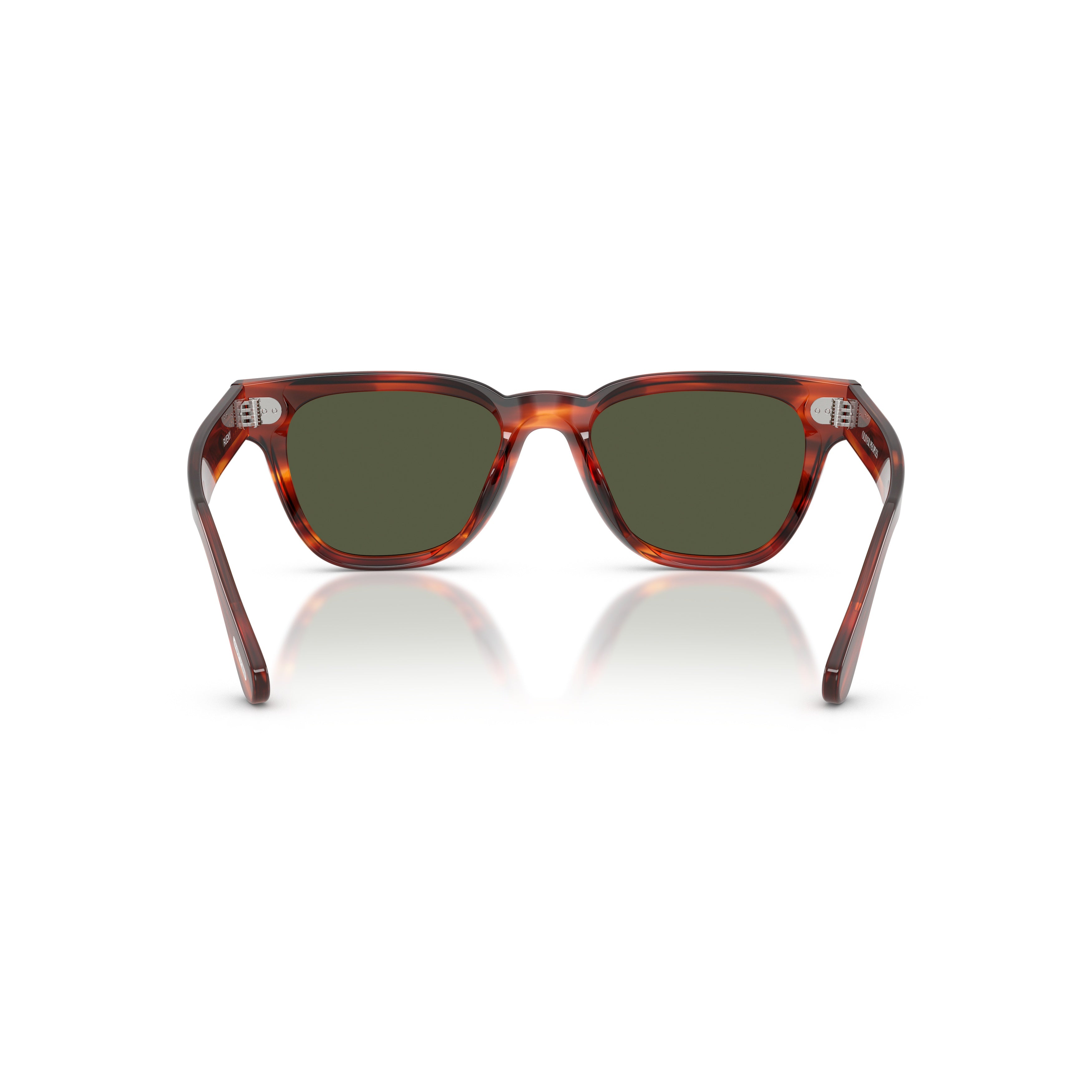 0ov5601su Square Frame Tortoiseshell Sunglasses with Textured Arms