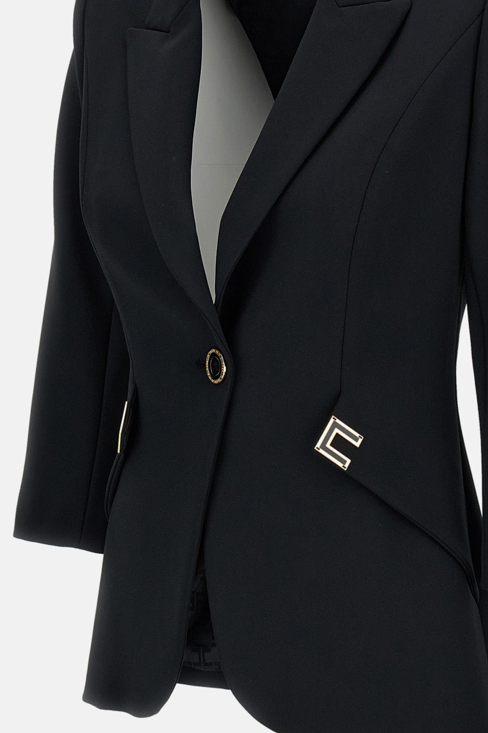 Structured Double Stretch Crepe Jacket