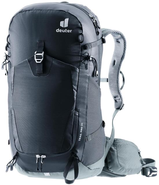 Streamlined Black Backpack With Multiple Compartments And Padded Comfort